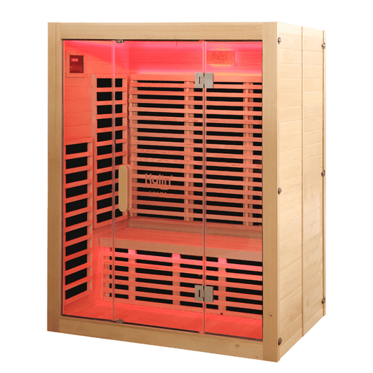 Kylin Low EMF Carbon Infrared Sauna Room 3 Person H6301 (HL-400K)