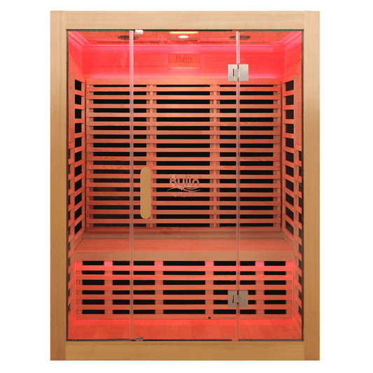 Kylin Low EMF Carbon Infrared Sauna Room 3 Person H6301 (HL-400K)