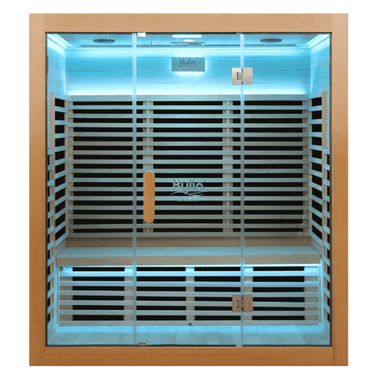 Kylin Low EMF Carbon Infrared Sauna Room 4 Person H6401 (HL-500K)