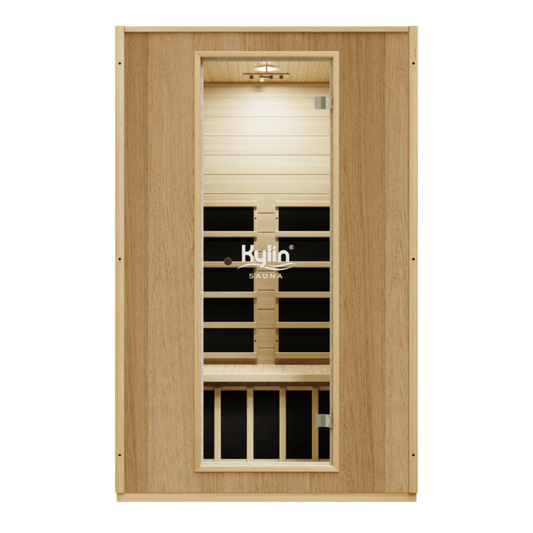 Kylin Low EMF Modern Carbon Far Infrared Sauna 2 person - K8201