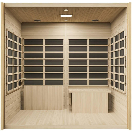 Kylin Ultra Low EMF Carbon Far Infrared Yoga Wellness Sauna 4 person - KY-S314P - Pre Order Only