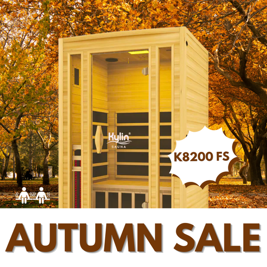 Kylin Full Spectrum Low EMF Carbon Far Infrared Sauna 2 people - K8200 FS