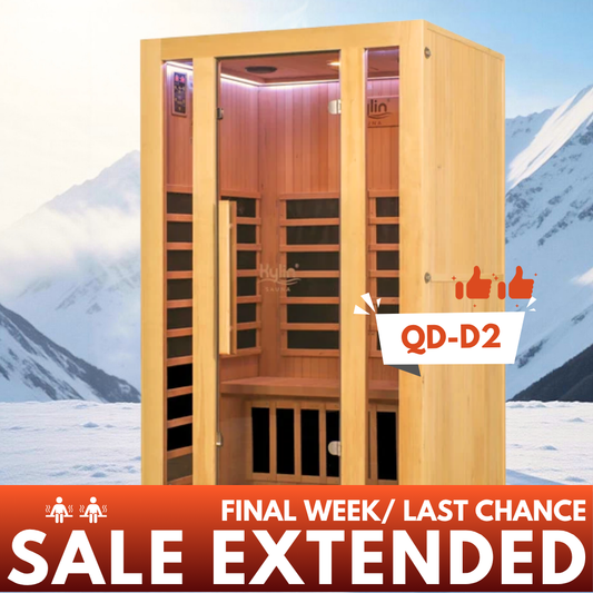 Kylin Low EMF Carbon Infrared Sauna Room 2 Person QD-D2