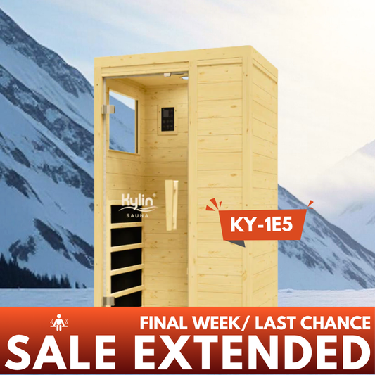Kylin Nordic Spruce Carbon Infrared Sauna 1 Person KY-1E5