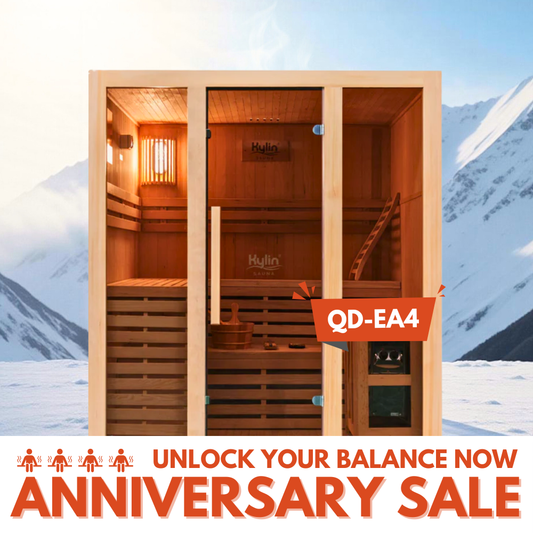 Kylin Traditional Steam Sauna Room 4 Person QD-EA4