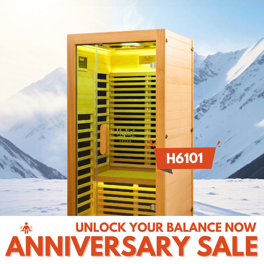 Kylin Low EMF Carbon Infrared Sauna Room 1 Person H6101 (HL-200K)