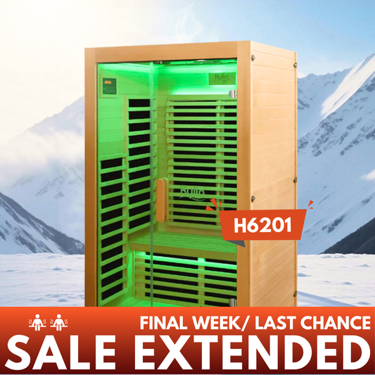 Kylin Low EMF Carbon Infrared Sauna Room 2 Person H6201 (HL-300K)