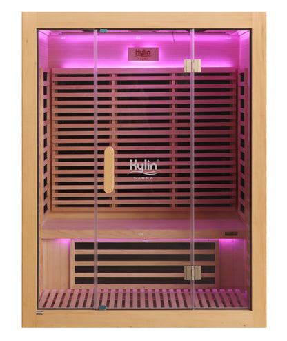 Kylin Low EMF Carbon Infrared Sauna Room 3 Person H6301-F