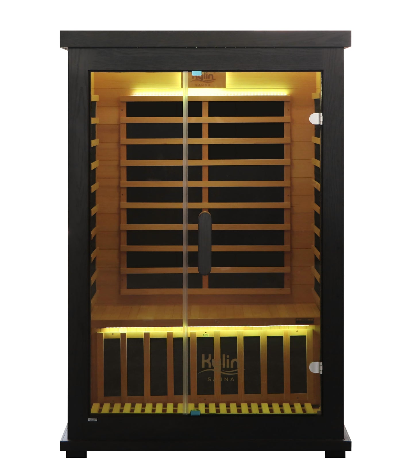Kylin Carbon Infrared Sauna Room 2 Person Low EMF H6205 (Black)