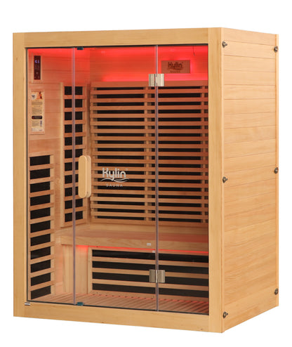 Kylin Low EMF Carbon Infrared Sauna Room 3 Person H6301-F