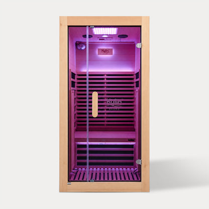 Kylin Premium Full Spectum Low EMF Infrared Sauna Room 1 Person H6132 (Floor Heater included)