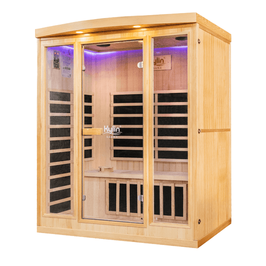 Kylin Low EMF Carbon Infrared Sauna Room 3 Person QD-D3