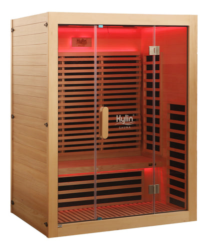 Kylin Low EMF Carbon Infrared Sauna Room 3 Person H6301-F