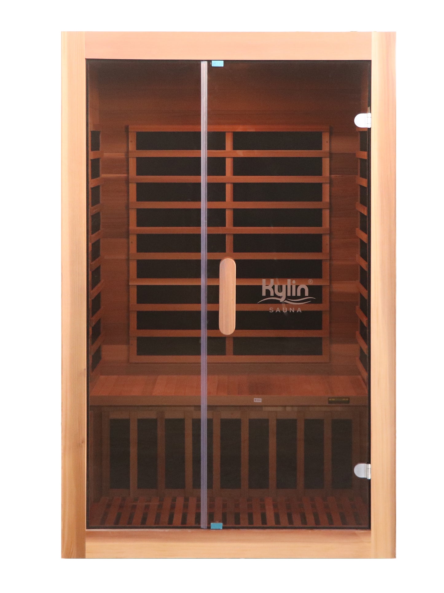 Kylin Low EMF Premium Cedar Infrared Sauna Room 2 Person H6204 (Floor Heater included)
