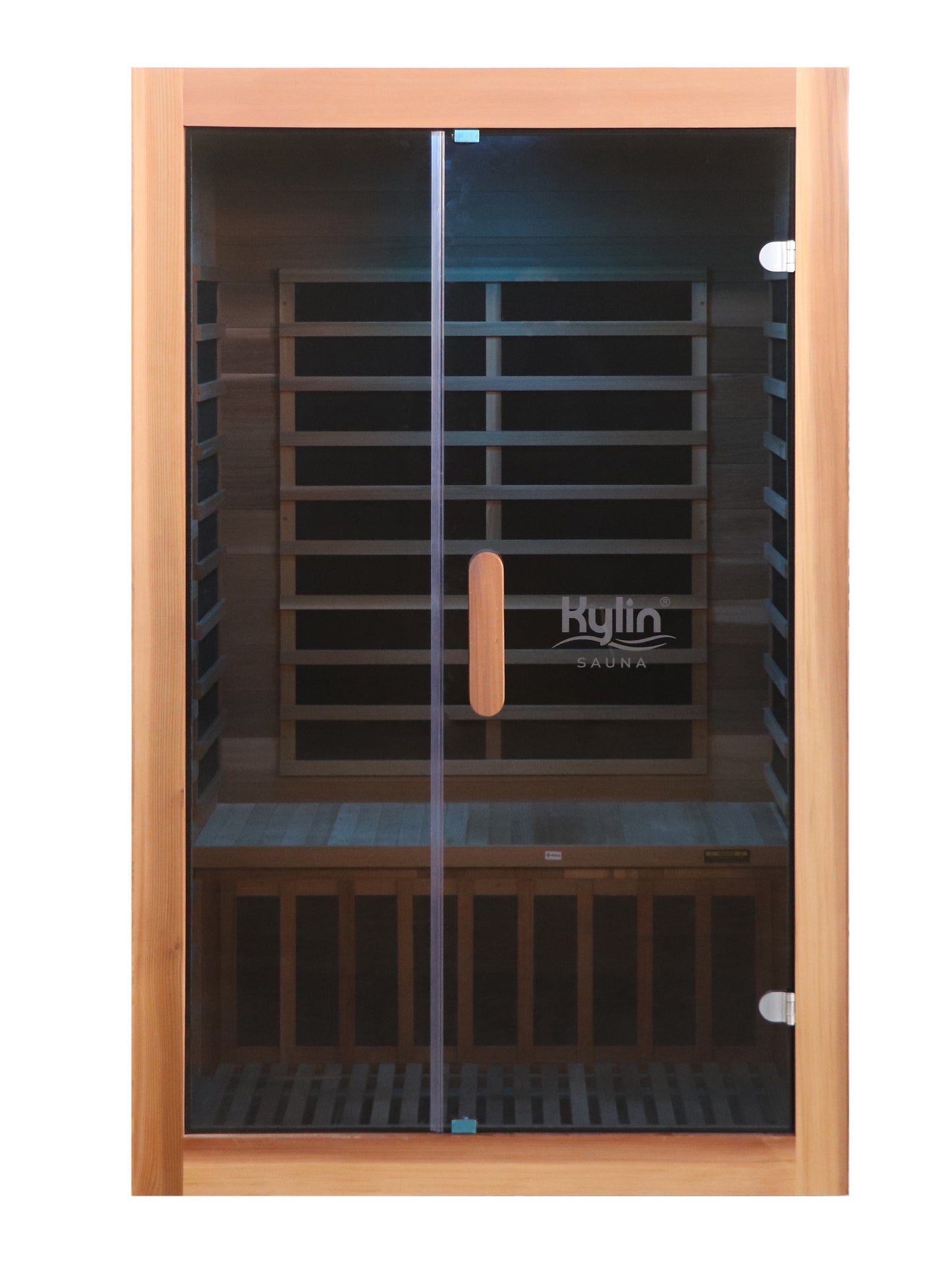 Kylin Low EMF Premium Cedar Infrared Sauna Room 2 Person H6204 (Floor Heater included)