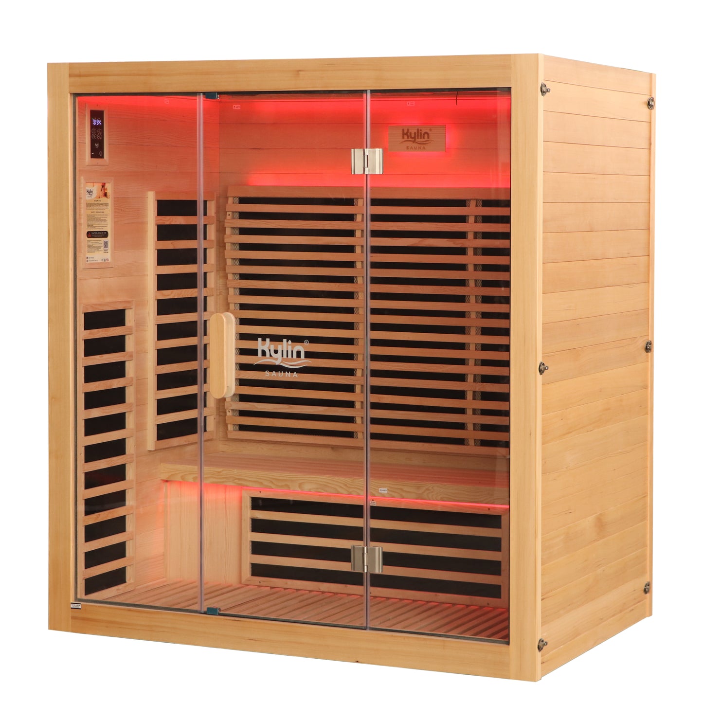 Kylin Low EMF Carbon Infrared Sauna Room 4 Person H6401-F