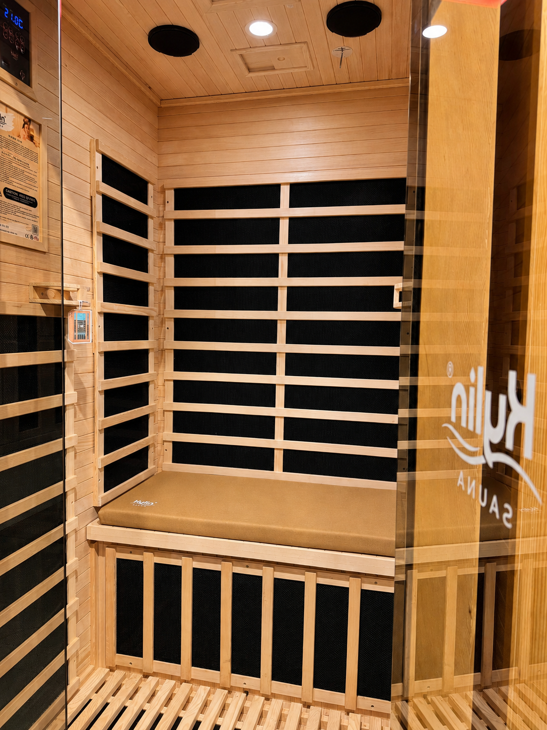 Kylin Sauna Bench Seat Cushion for 1 person sauna 85*40*5 - Brown