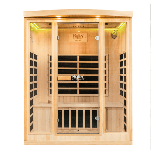 Kylin Low EMF Carbon Infrared Sauna Room 3 Person QD-D3