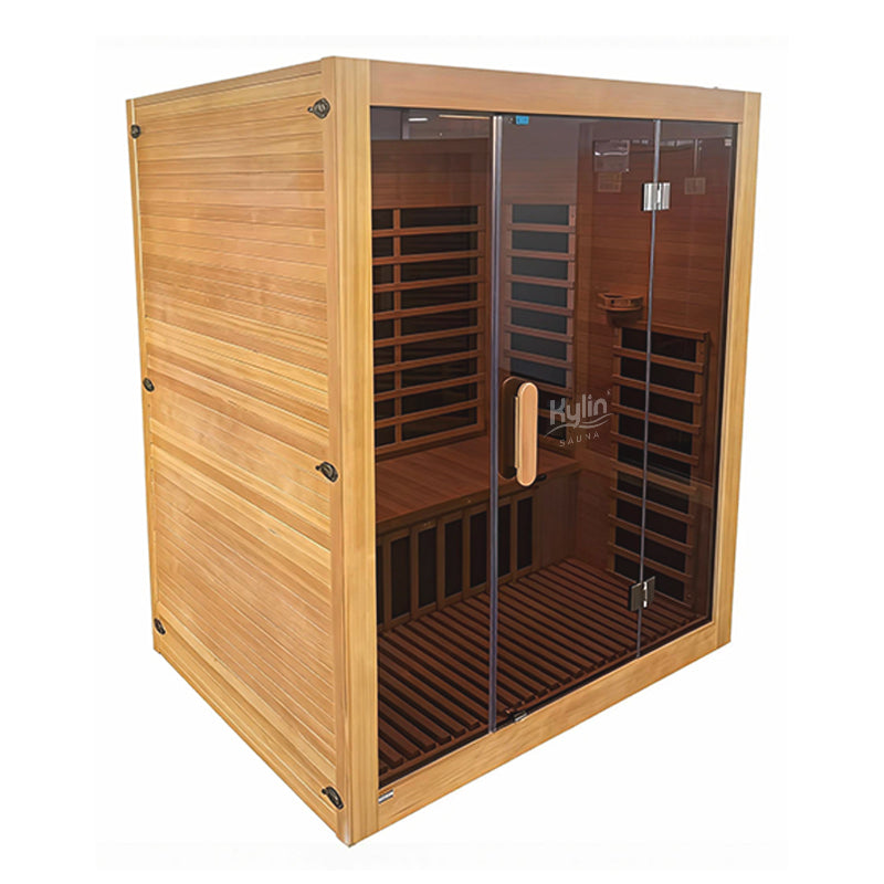 Kylin Low EMF Carbon Infrared Sauna Room 3 Person H6303 (Floor Heater included)