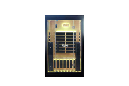 Kylin Full Spectrum Low EMF Carbon Far Infrared Sauna 2 people H6206-FS (Black)