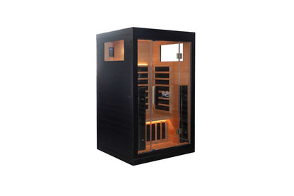 Kylin Full Spectrum Low EMF Carbon Far Infrared Sauna 2 people H6206-FS (Black)