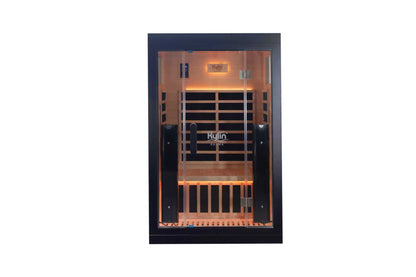 Kylin Full Spectrum Low EMF Carbon Far Infrared Sauna 2 people H6206-FS (Black)