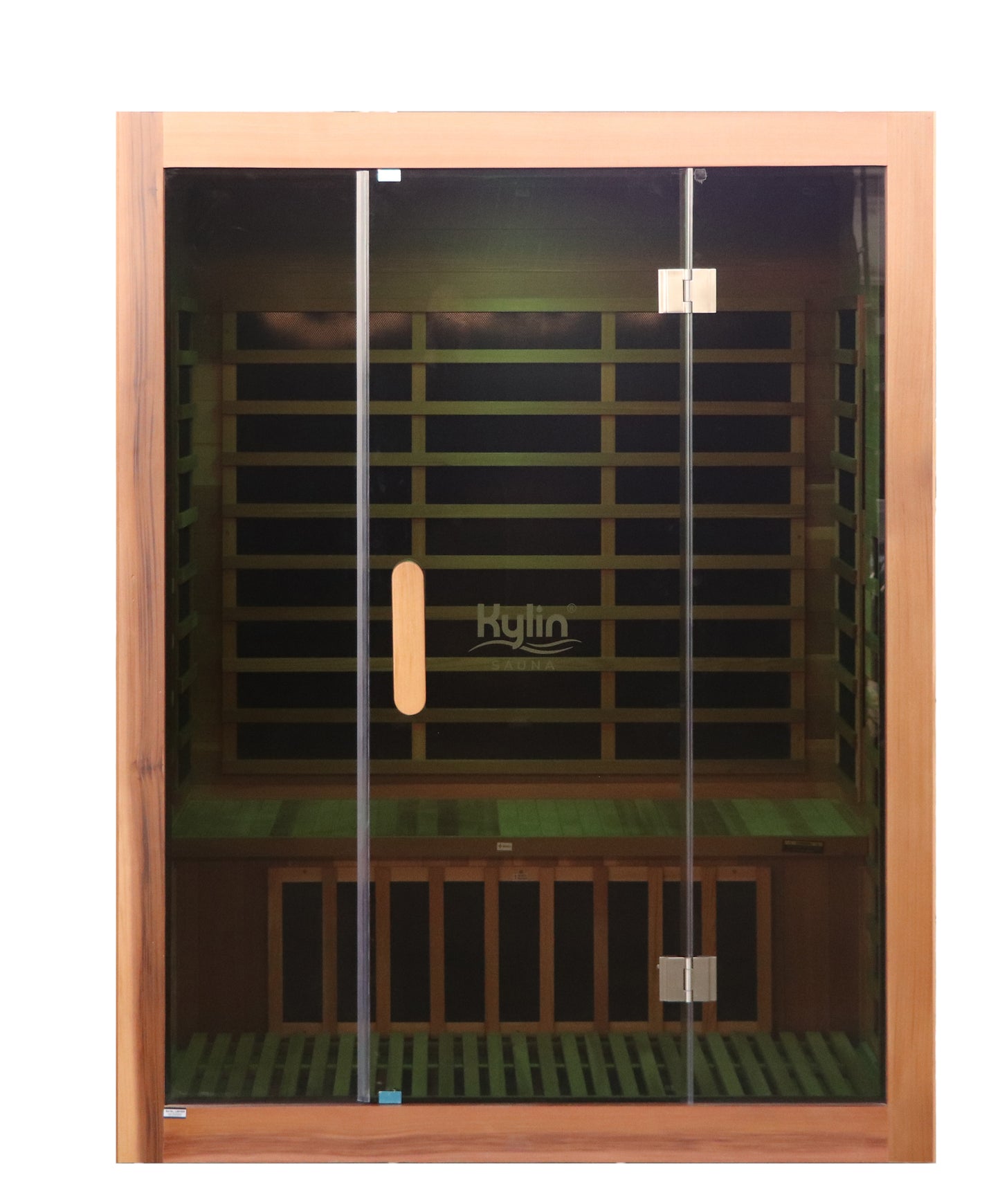Kylin Low EMF Premium Cedar Infrared Sauna Room 3 Person H6304 (Floor Heater included)