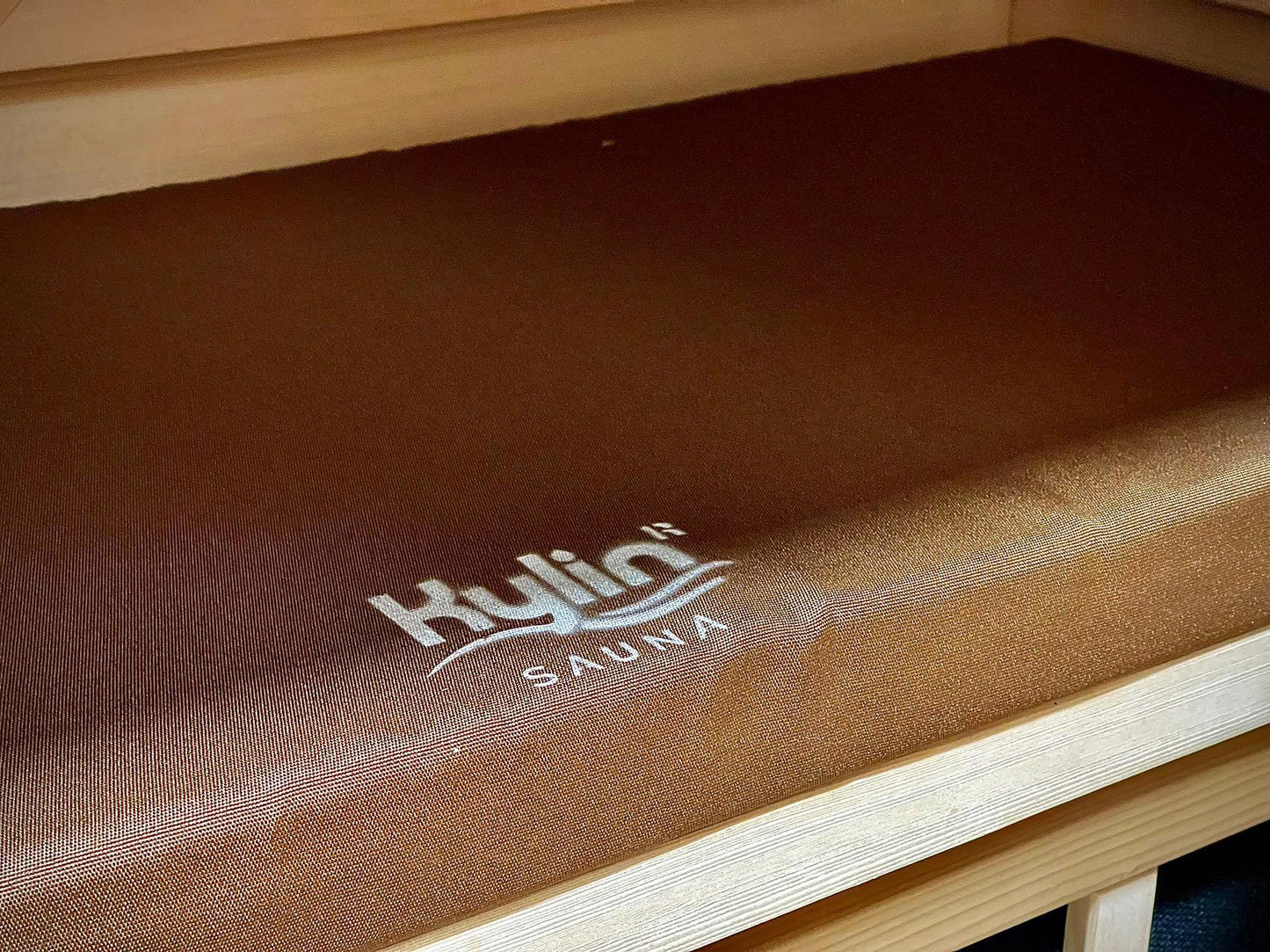 Kylin Sauna Seating Cushion Mat for 2 person sauna- 107*42*5 - Brown