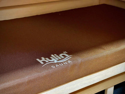 Kylin Sauna Seating Cushion Mat for 2 person sauna- 107*42*5 - Brown