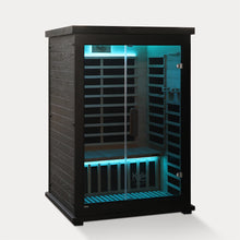 Kylin Carbon Infrared Sauna Room 2 Person Low EMF H6205 (Black)