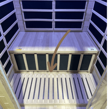 Kylin 2 Person Sauna Additional Low EMF Foot Heater  (K8202, K8200 FS)