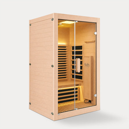 Kylin Premium Full Spectum Ultra Low EMF Infrared Sauna Room 2 Person H6234 (Floor Heater included)