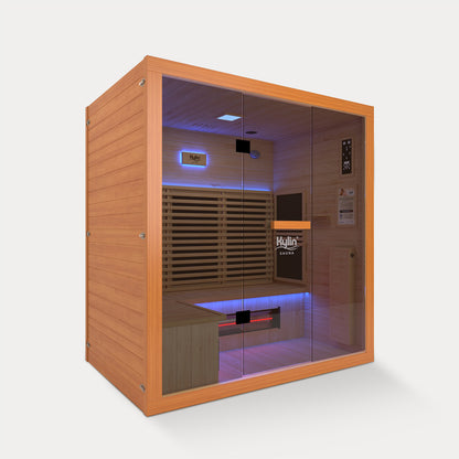 Kylin Red Cedar Carbon Full Spectrum Infrared Sauna Room 4 Person Low EMF L9401