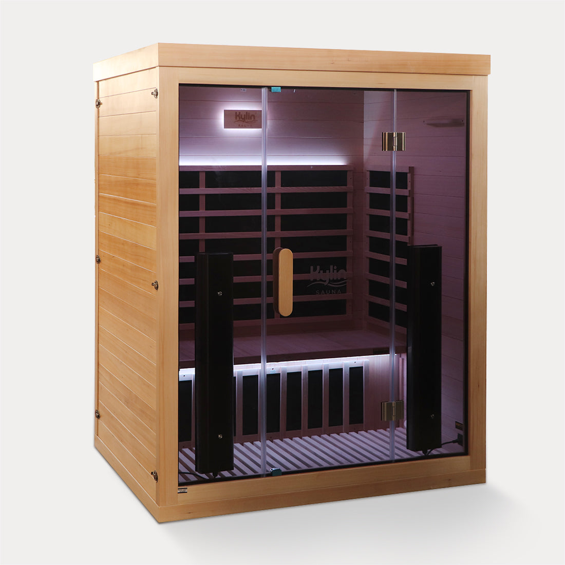 Kylin Premium Full Spectum Low EMF Infrared Sauna Room 3 Person H6320 (Floor Heater included)