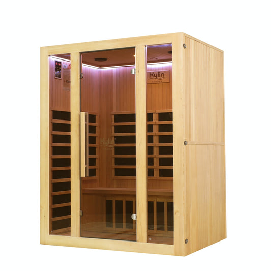 Kylin Low EMF Carbon Infrared Sauna Room 3 Person QD-D3