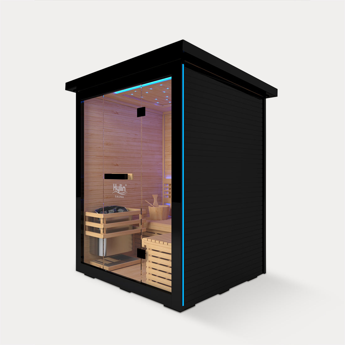 Kylin Outdoor Steam Sauna Room 2 Person LB301