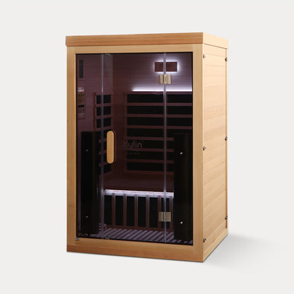 Kylin Premium Full Spectum Low EMF Infrared Sauna Room 2 Person H6220 (Floor Heater included)