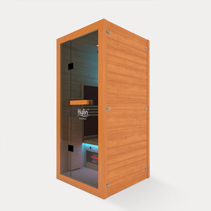 Kylin Red Cedar Carbon Full Spectrum Infrared Sauna Room 1 Person Low EMF L9101