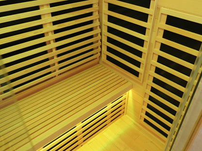 Kylin Low EMF Carbon Infrared Sauna Room 3 Person H6301 (HL-400K)