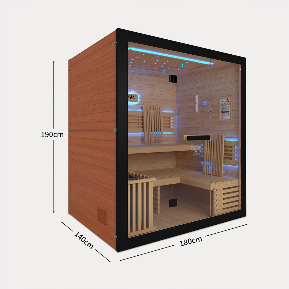 Kylin Steam Sauna Room 4 Person LT402