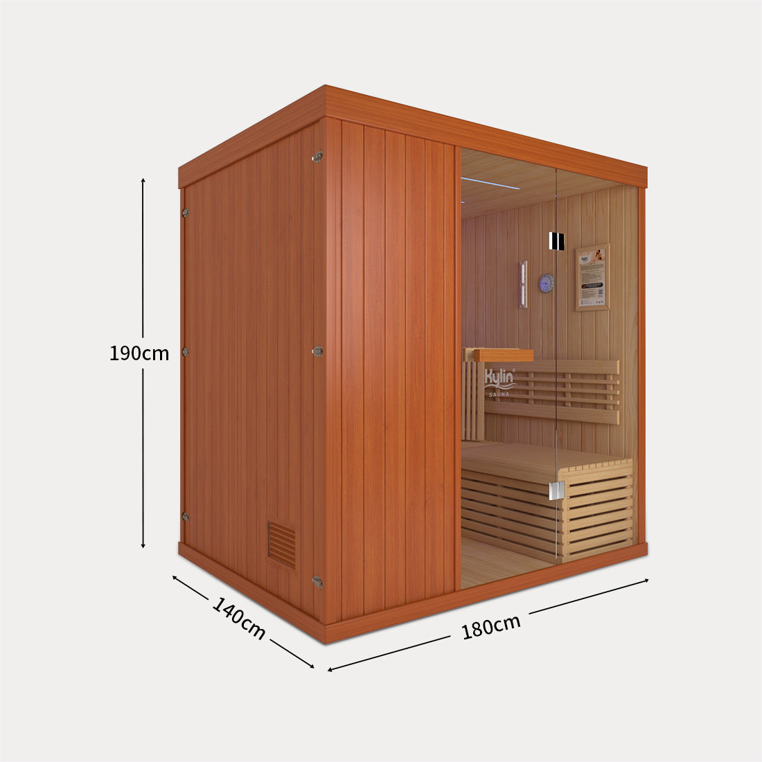Kylin Steam Sauna Room 3 Person LT401