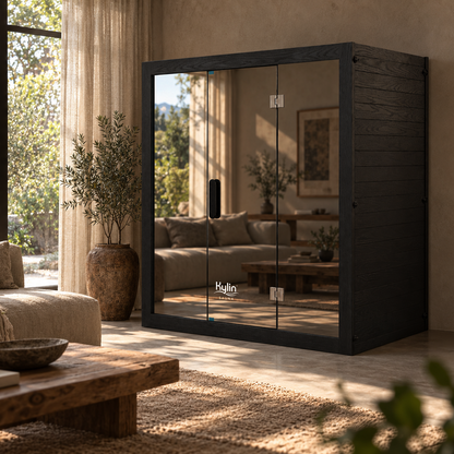 Kylin Premium Full Spectum Ultra Low EMF Infrared Sauna Room 4 Person H6433 (Floor Heater included)