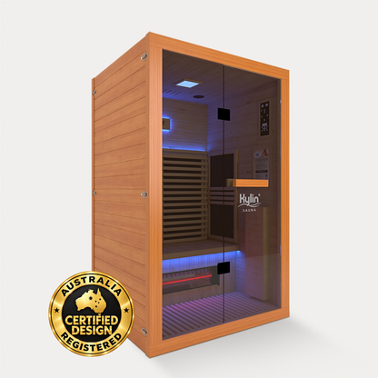 Kylin PHOENIX Red Cedar Carbon Full Spectrum Infrared Sauna Room 2 Person Low EMF L9201