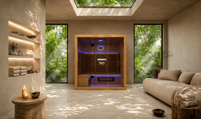 Kylin Red Cedar Carbon Full Spectrum Infrared Sauna Room 4 Person Low EMF L9401