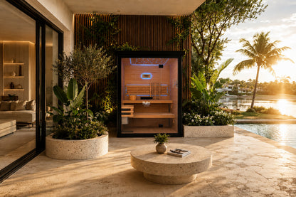 Kylin Outdoor Steam Sauna Room 3 Person LB302