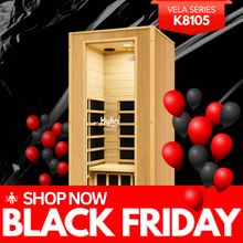 Kylin Low EMF Modern Carbon Far Portable Sauna 1 person - K8105
