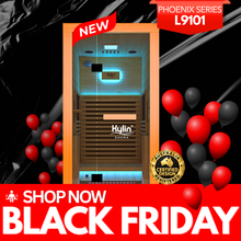 Kylin PHOENIX Red Cedar Carbon Full Spectrum Infrared Sauna Room 1 Person Low EMF L9101
