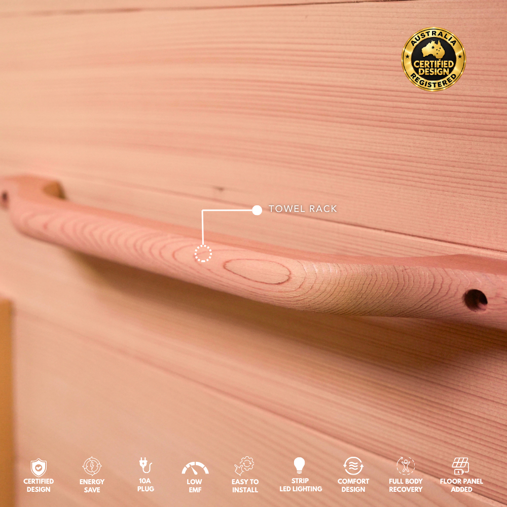 Kylin Premium Full Spectum Low EMF Infrared Sauna Room 1 Person H6130 (Floor Heater included)