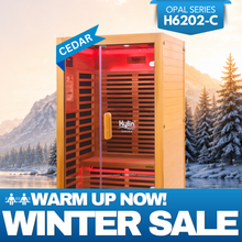 Elite - Kylin Low EMF Premium Cedar Infrared Sauna Room 2 Person - H6202-C