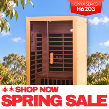Kylin Low EMF Carbon Infrared Sauna Room 2 Person H6203 (Floor Heater included)